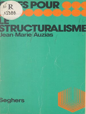 cover image of Le structuralisme